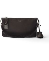 Prada - Pouch Aus Antikisiertem Leder, Herren - Lyst