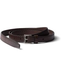 Prada - Gürtel Aus Leder Mit Antik-Finish, Damen, Größe - Lyst