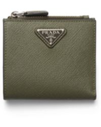 Prada - Kleine Geldbörse Aus Saffiano-Leder, Herren - Lyst