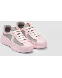 Prada - America'S Cup Soft Rubber And Bike Fabric Sneakers - Lyst