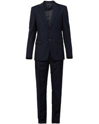 Prada - Single Breasted Wool And Mohair Suit - Lyst