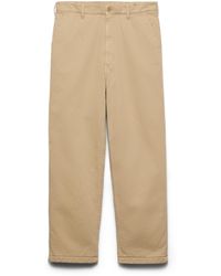 Prada - Cotton Pants - Lyst