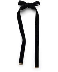 Prada - Velvet Hair Clip - Lyst