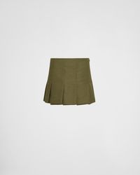 Prada - Technical Canvas Miniskirt - Lyst