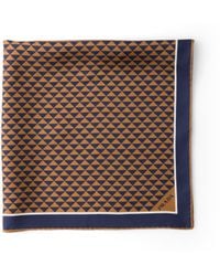 Prada - Écharpe En Sergé De Soie Imprimée, Homme - Lyst