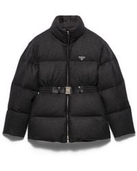Prada - Re-Wool Down Jacket - Lyst