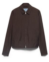 Prada - Kid Mohair Blouson Jacket - Lyst