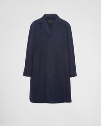 Prada - Cotton-Blend Overcoat - Lyst