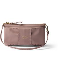 Prada - Pouch Con Zip - Lyst