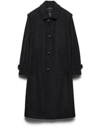 Prada - Wool And Cashmere Coat - Lyst