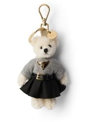 Prada - Teddy Keychain Charm - Lyst