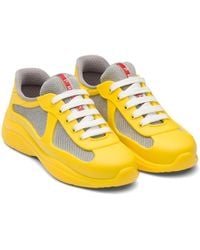 Prada - America's Cup Soft Rubber And Bike Fabric Sneakers - Lyst