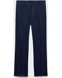 Prada - Linen Pants - Lyst