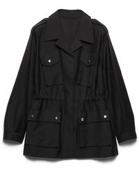 Prada - Garment-Dyed Kid Mohair Jacket - Lyst