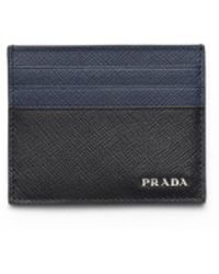 Prada - Saffiano Leather Card Holder - Lyst