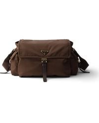 Prada - Explore Large Re-Nylon Shoulder Bag With Flap - Lyst