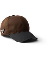 Prada - Two-Tone Re-Nylon Baseball Cap - Lyst