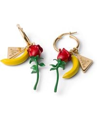 Prada - Enameled Metal Earrings - Lyst
