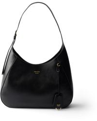 Prada - Boogie Large Leather Bag - Lyst