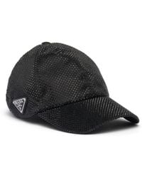 Prada - Duchesse Baseball Cap With Crystals - Lyst