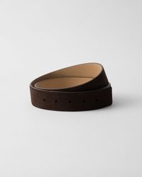 Prada - Suede Belt Strap - Lyst