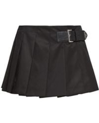 Prada - Minigonna Plissettata Re-Nylon - Lyst