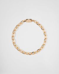 Prada - Eternal Gold Necklace In Yellow Gold - Lyst