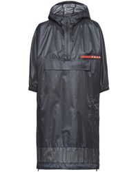 Prada - Ripstop Hooded Raincoat - Lyst