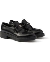 Prada - Leather Loafers - Lyst