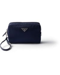 Prada - Kleine Pouch Aus Re-Nylon, Damen - Lyst