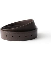 Prada - Saffiano Leather Belt Strap - Lyst