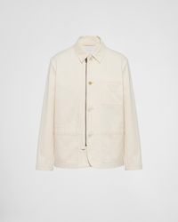 Prada - Cotton Blouson Jacket - Lyst