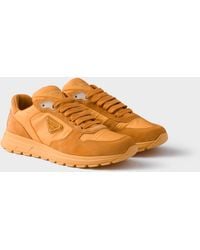 Prada - Prax 2.0 Sneaker Aus Re-Nylon Und Wildleder - Lyst