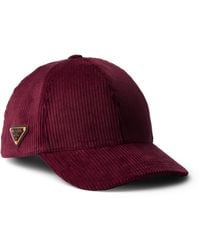 Prada - Corduroy Baseball Cap - Lyst