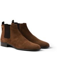 Prada - Botines De Ante, Mujer, Talla - Lyst