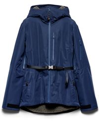 Prada - Technical Fabric Blouson Jacket With Hood - Lyst