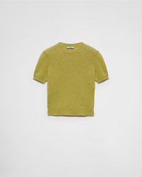 Prada - Maglia A Maniche Corte - Lyst