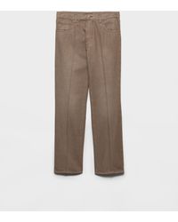 Prada - Jean Cinq Poches En Denim Délavé - Lyst