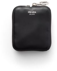 Prada - Re-Nylon And Leather Foldable Mini Duffel Bag - Lyst