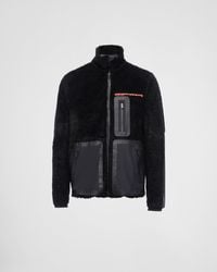 Prada - Recycled Fleece Technical Jacket - Lyst