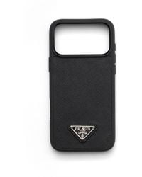 Prada - Saffiano Leather Case For Iphone 17 Pro Max - Lyst