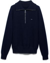Prada - Wool And Cashmere Polo Sweater - Lyst