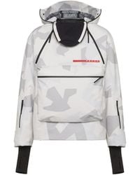 Prada - Printed Technical Fabric Snowboard Jacket - Lyst