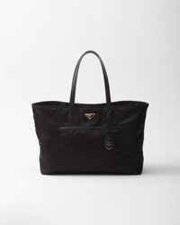 Prada - Re-edition 1978 Large Re-nylon And Saffiano Leather Tote Bag - Lyst