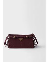 Prada - Bonnie Small Suede Shoulder Bag - Lyst