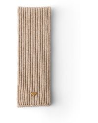 Prada - Wool And Mouliné Cashmere Scarf - Lyst