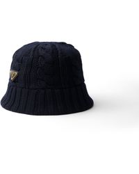 Prada - Wool Bucket Hat - Lyst