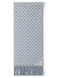 Prada - Symbole-Geometric Motif Scarf - Lyst