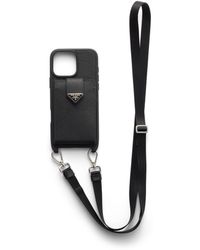 Prada - Étui D'Iphone 16 Pro Max À Bride Détachable - Lyst