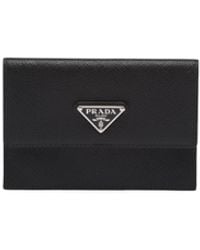 Prada - Portadocumentos De Piel Saffiano, Hombre - Lyst